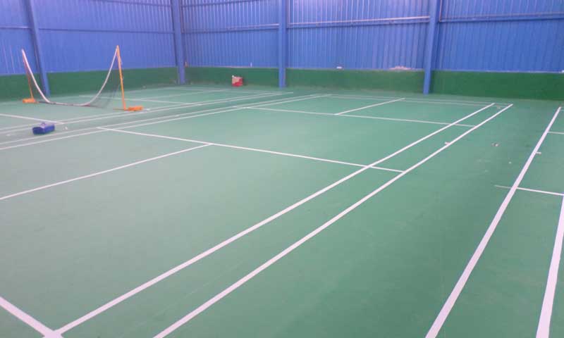 福建莆田市安仁明珠國際大酒店羽毛球pvc地板